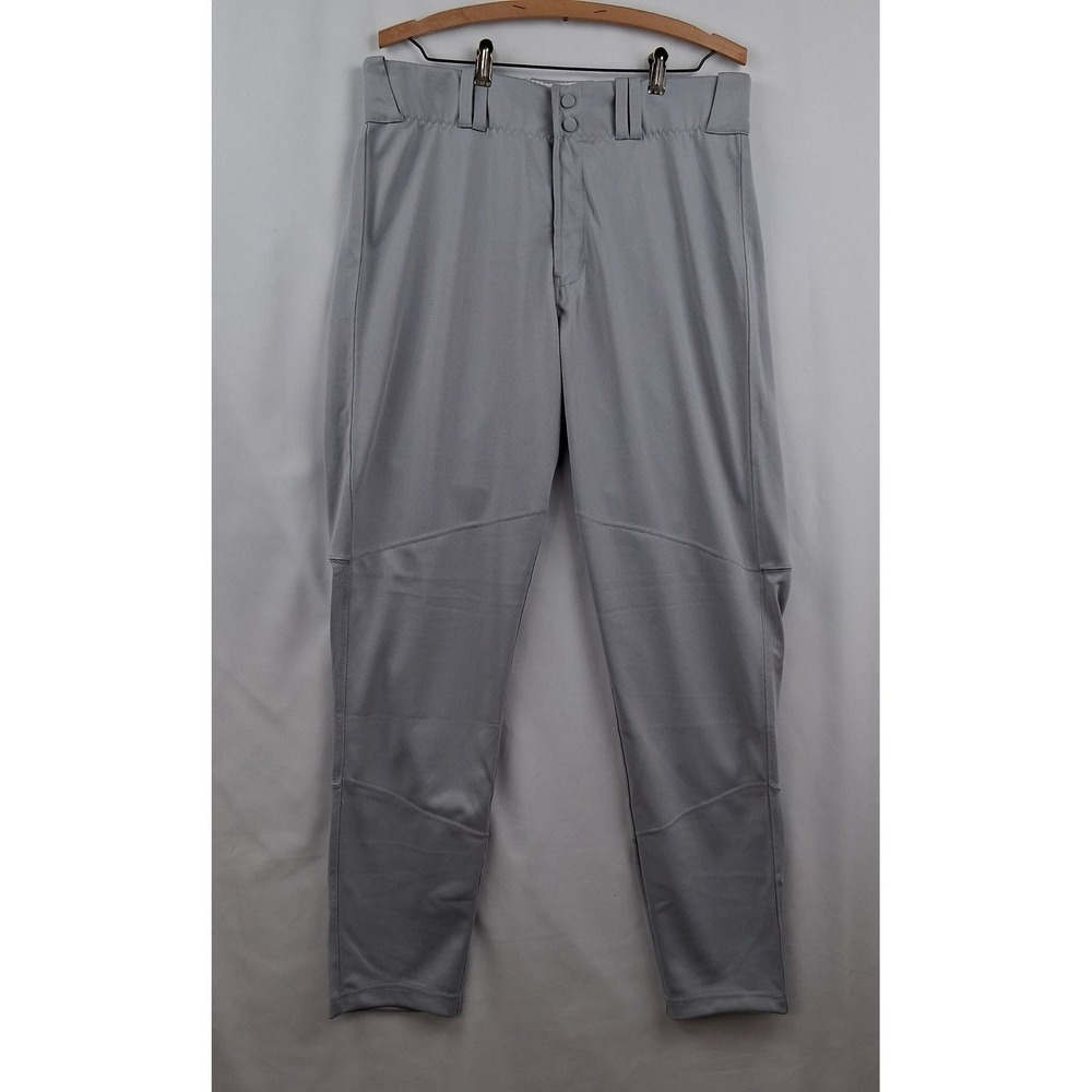 Baseball Tapered Pants Grey Adult Large DBB-SB100A-S01 Mens New - Picture 3 of 13